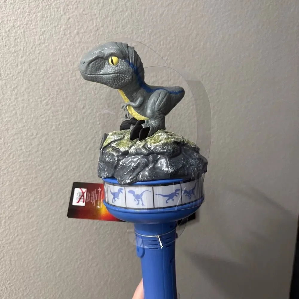 Universal Studios Jurassic Park Blue Dinosaur Bubble Wand New Mega Parade